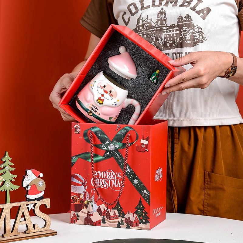 Creative Cartoon Mug | Santa Claus Ceramic Cup | Cute Water Cup | Gift|Coffee Cup|Tea Cup (LSA-036)