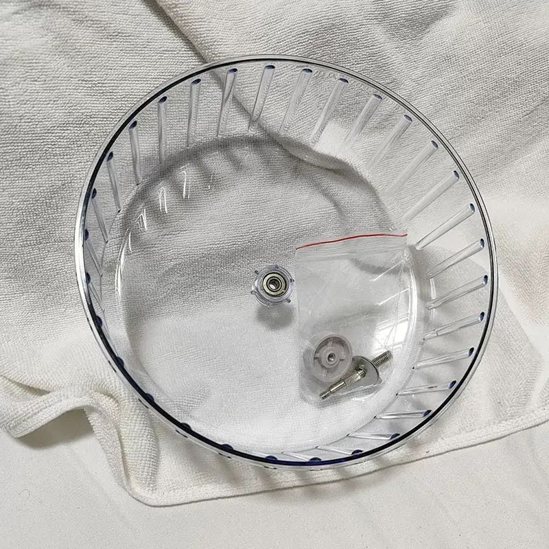 24CM大号仓鼠跑轮金丝熊静音滚轮带支架运动玩具造景飞轮宠物用品