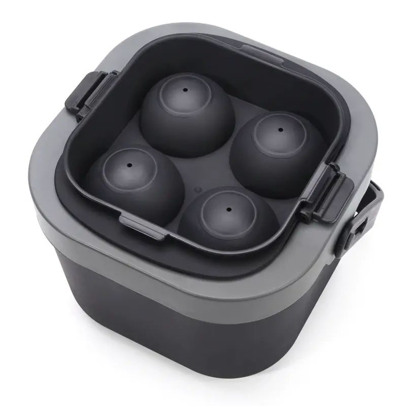 [Whiskey ice ball mold] Highly transparent bubble-free ice maker, mildew-proof food-grade silicone