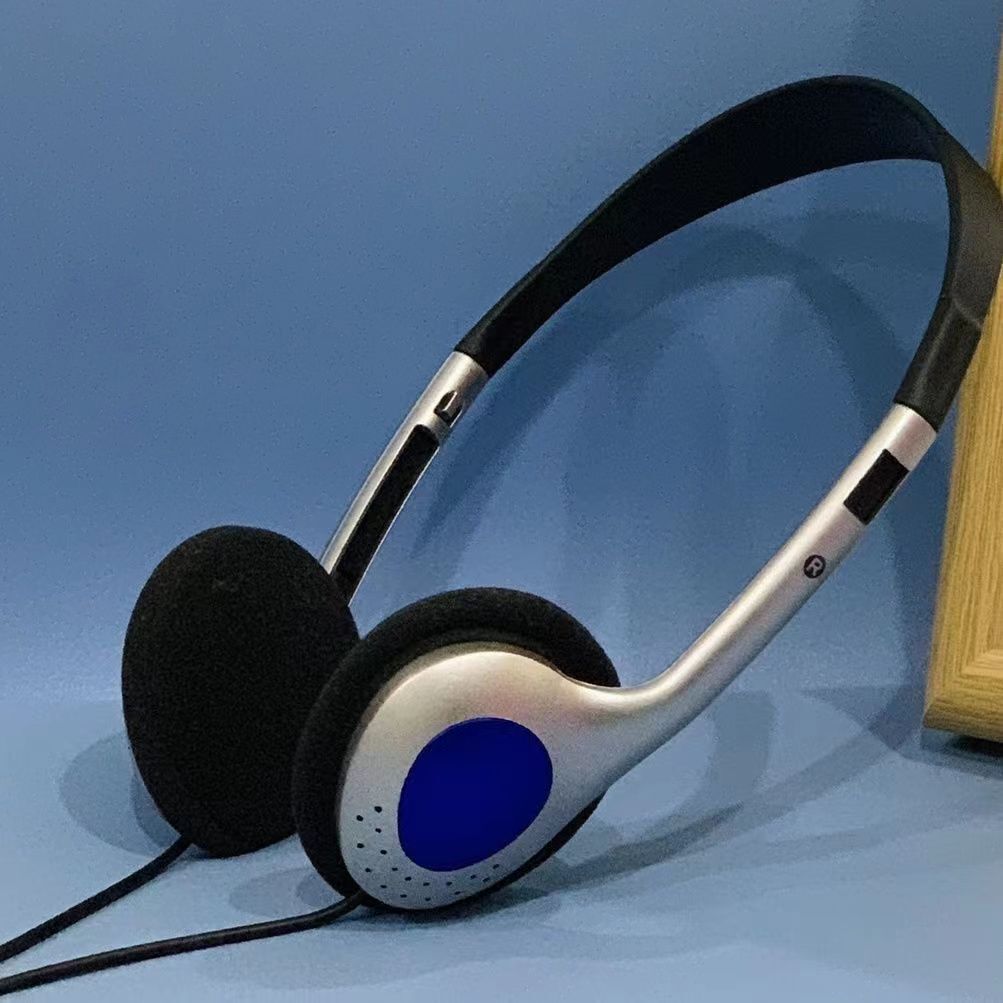 復古頭戴式耳機 經典同款 音樂手機耳機 網紅拍照必備- 900銀黑 均碼