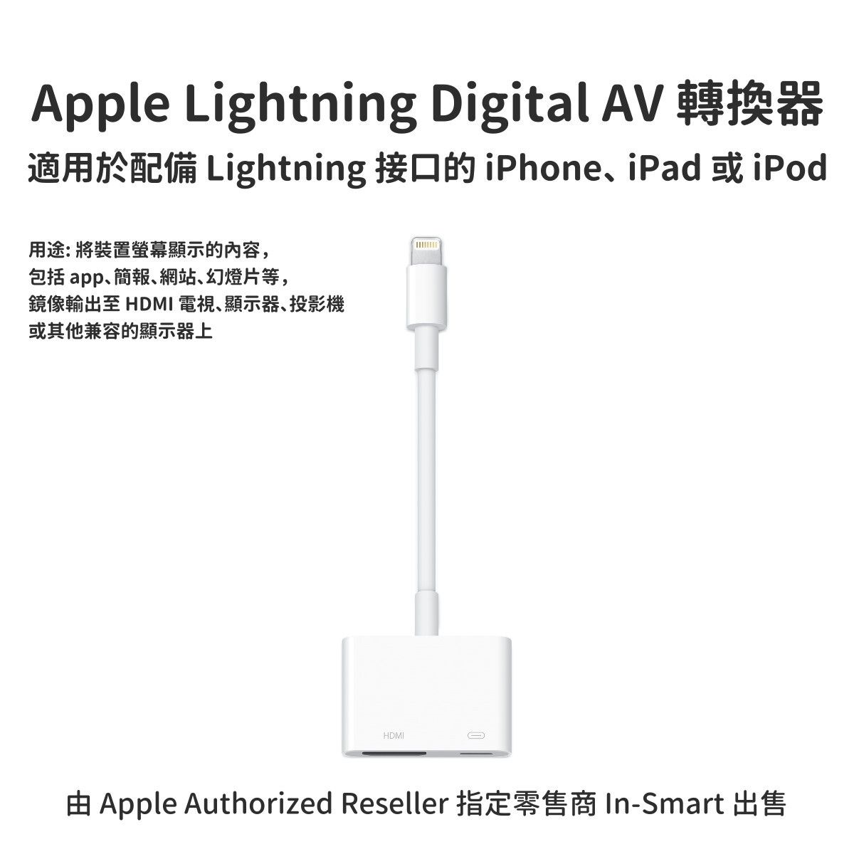 Genuine Lightning Digital AV Adapter MW2P3AM/A