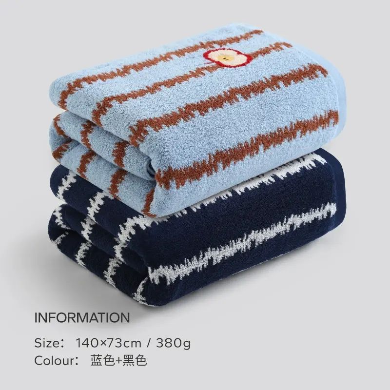 無印良品浴巾女純棉洗澡成人家用全棉情侶柔軟吸水大人毛巾裹巾WB