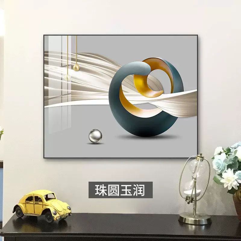 现代轻奢电表箱装饰画免打孔配电箱挂画餐厅弱电箱遮挡电闸箱壁画