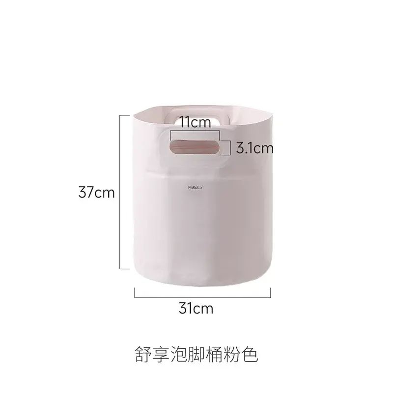 Portable Deep Knee-high Foot Bath Insulating Over Calf Folding Foot Basin
