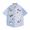 American style vintage stitching cute puppy embroidered short sleeve shirt summer all-match loose