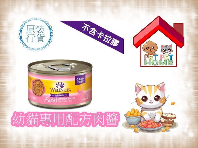 Wellness Complete Health Pate Kitten Chicken (Grain Free) cat canned (New) 3oz [9019]