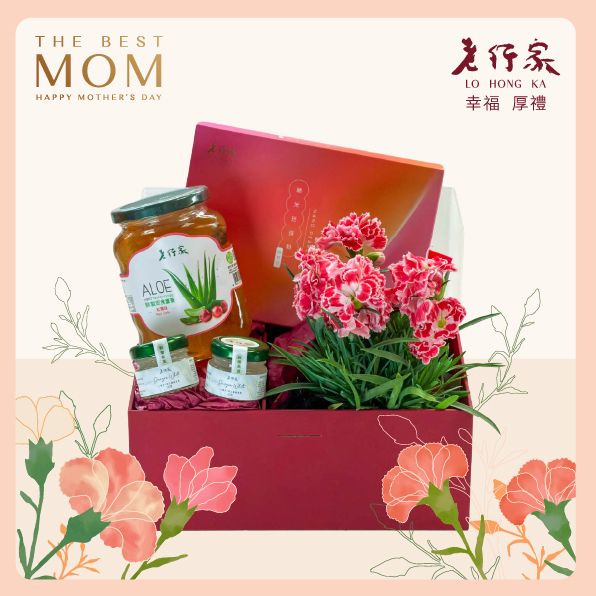 1 張 - 真的愛您 - 母親節限定鮮花禮籃