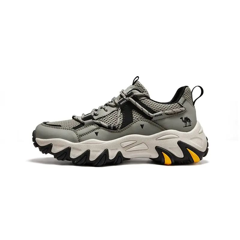 骆驼户外休闲男鞋2025夏季新款户外登山鞋男透气舒适老爹鞋男休闲
