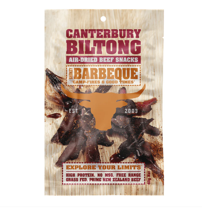(BBD:30/04/2026) Keto Friendly - High Protein Snack - Barbeque Biltong 40g（9324）