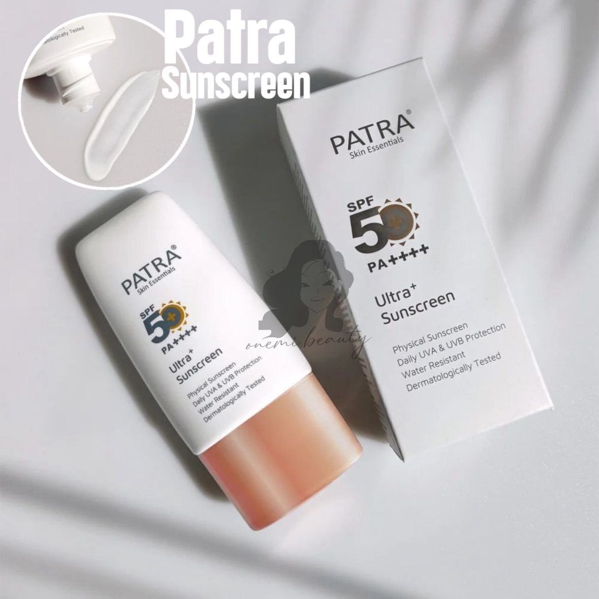 PATRA 100% 純物理防曬霜 SPF 50 PA++++ 50ml