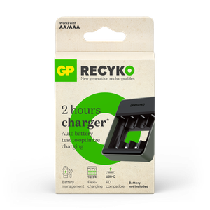 GP Recyko M453 (4槽/USB) 充電器 | 2小時極速充電 | 環保可持續之選 