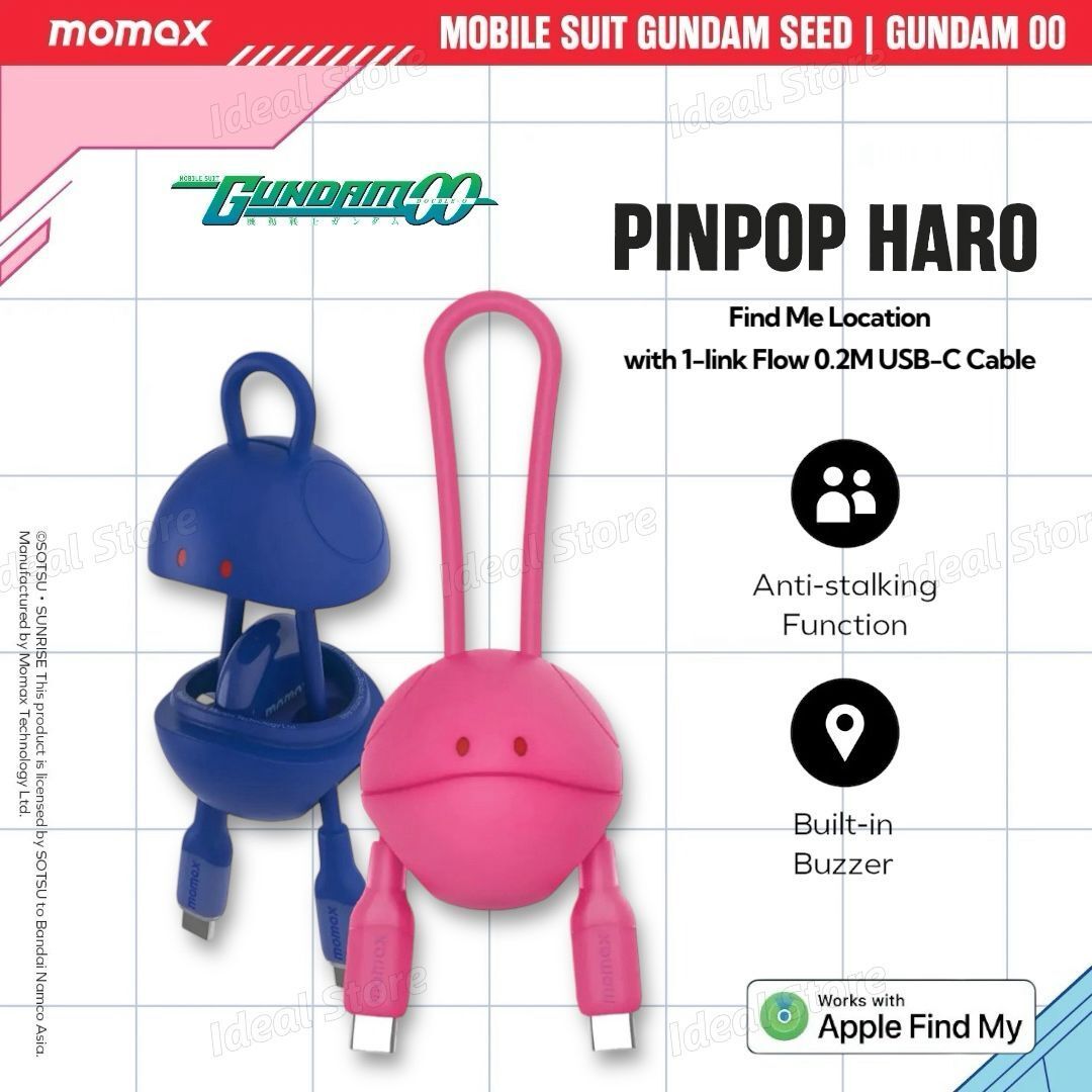 MOMAX | Mobile Suit Gundam Pinpop Find My Locator Tracker BR7GD
