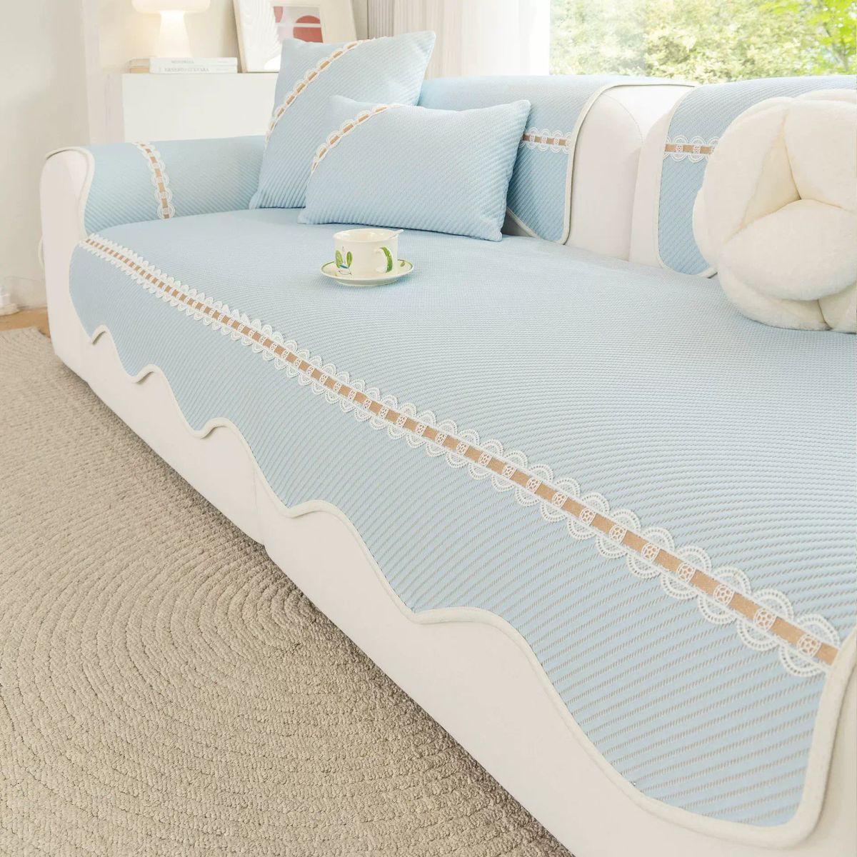 Summer sofa mat, new cool bean style