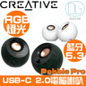 CREATIVE PEBBLE PRO Minimalist 2.0 USB-C Computer Speakers with Bluetooth® 5.3 ｜Green｜