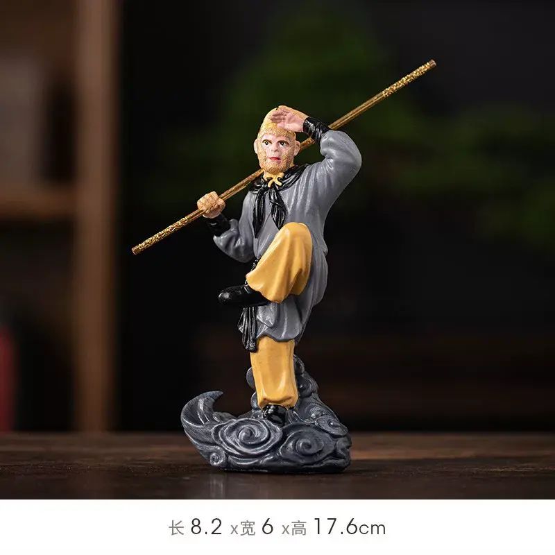 Journey to the West Master and Disciple four resin ornaments Sun Wukong, Pig Bajie, Tang Monk Sha M