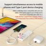 3 In 1 Type-C Docking Station USB Hub For iPad / Phone Docking Station 3H HDMI+PD+USB3.0 Pink