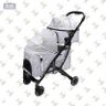 多功能雙層寵物推車【車包可分離|合計承重約21kg|適用於中小型寵物】可摺叠寵物外出專用車 輕便可折疊寵物手推車 狗狗貓咪外出代步車 (灰色) - HG03DC1G