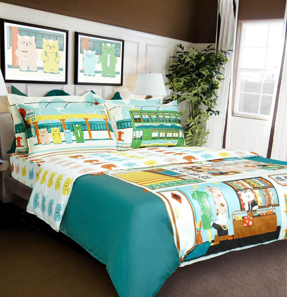 Zest 100% Cotton Series - Kittenland (Double Set)