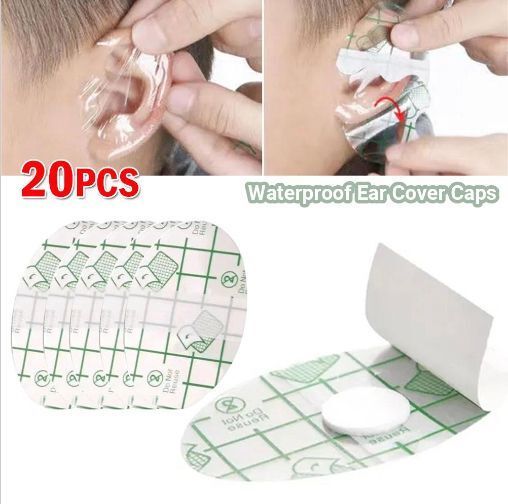 [20-piece pack] Waterproof ear patches, baby ear patches, waterproof ear patches for bathing