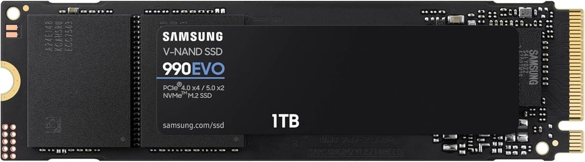 SAMSUNG 990 EVO PLUS 4TB PCIe® Gen 4.0 x4 / 5.0 x2 NVMe™ 2.0 NVME SSD (MZ-V9S4T0BW))