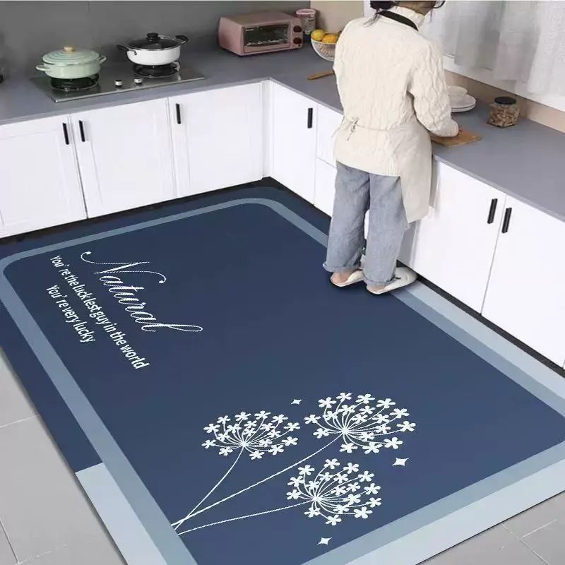 硅藻泥厨房地垫防滑防油吸水垫门口耐脏脚垫防水用可擦免洗地垫