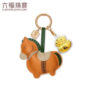 “福氣墩墩馬”999.9黃金工藝品掛飾(贈品) 