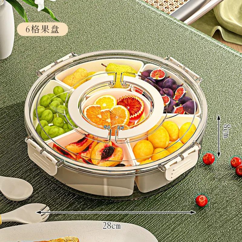 Rotating fruit plat