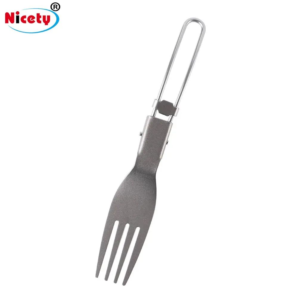 野营餐具 纯钛餐具 便携餐具 可折叠餐具 刀叉勺餐具 户外餐具 跨境餐具 旅行野餐餐具 野餐餐具套装平行进口