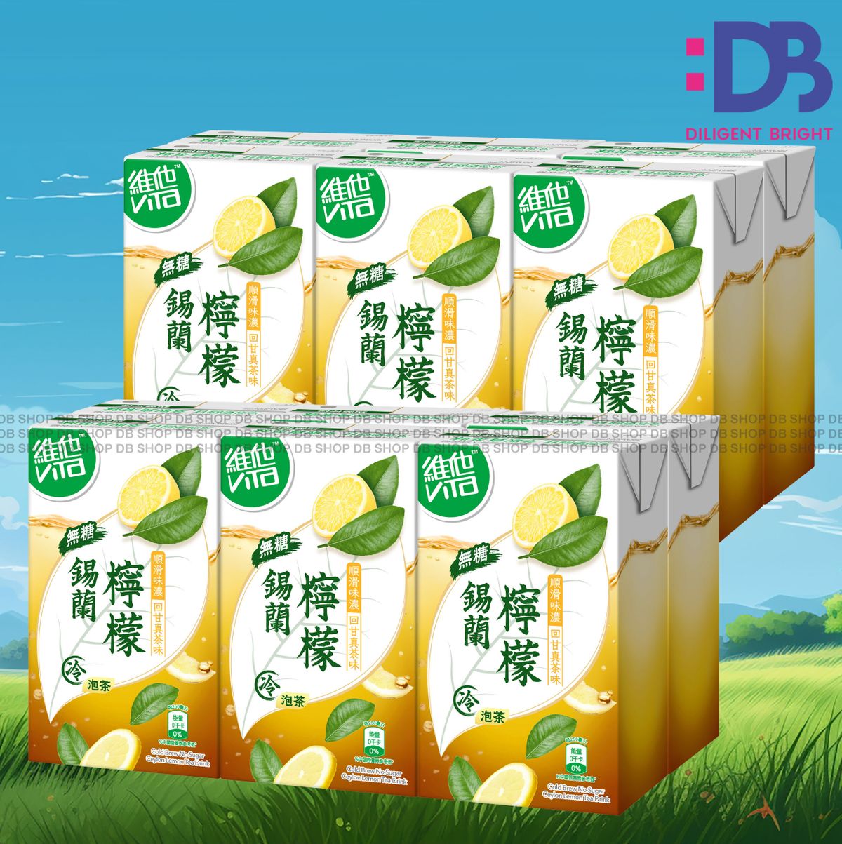 紙包裝-Cold brew no sugar - Ceylon Lemon Tea (250ml X 6 X 2) New/old pkg randomly distributed