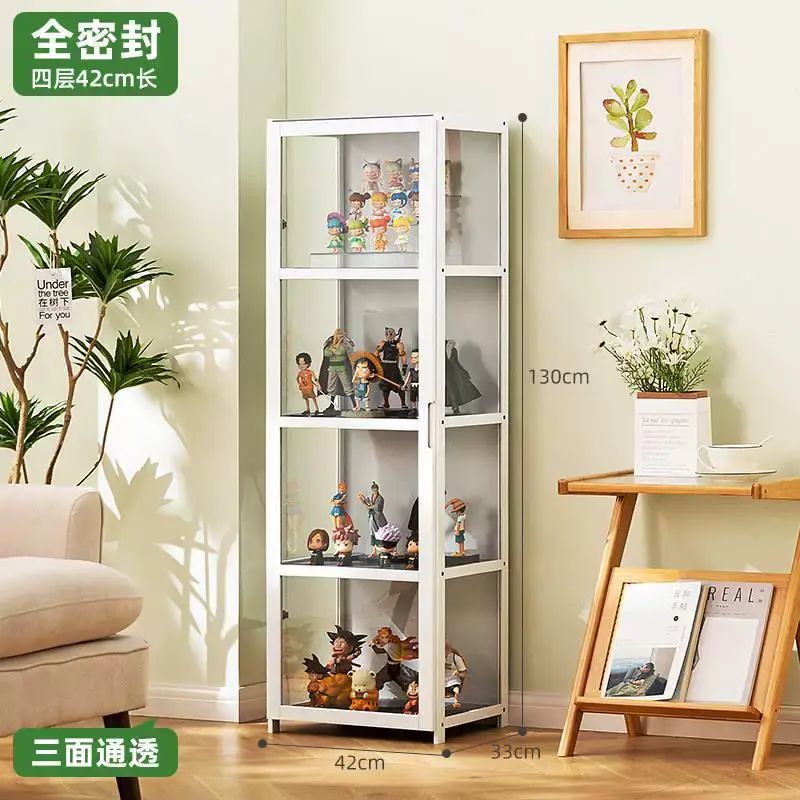 MJ手辦展示櫃亞克力模型玩具展示架陳列櫃化妝品非玻璃家用小型貨