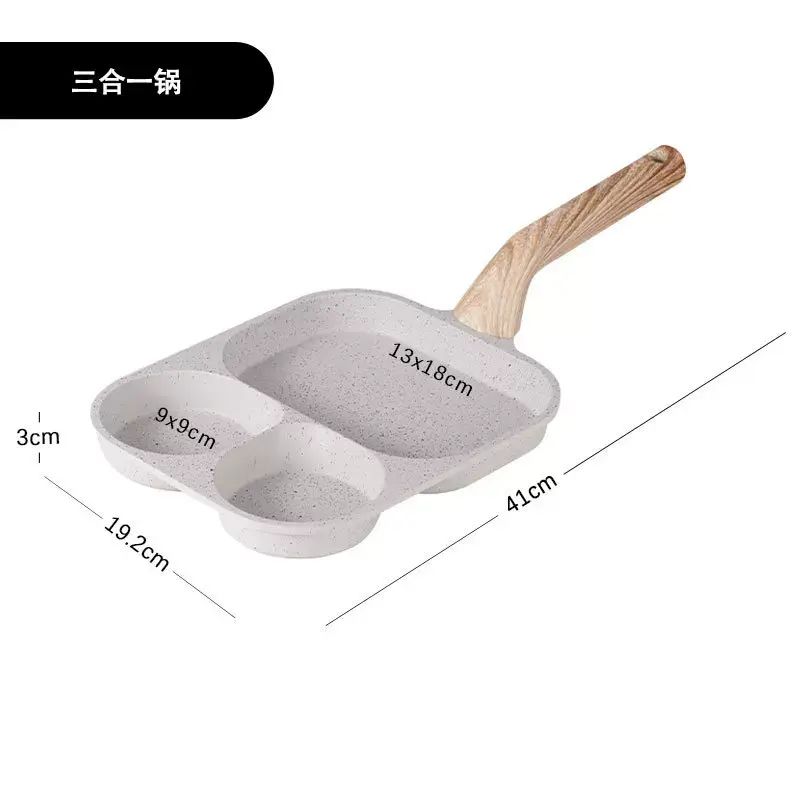 熱銷麥飯石不粘迷你煎蛋鑊雞蛋漢堡煎鑊電磁爐通用