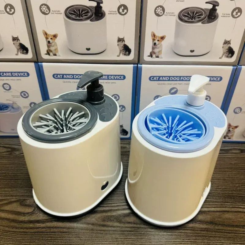 寵物電動洗腳杯狗狗貓咪清潔美容洗爪子清潔器自動洗腳器