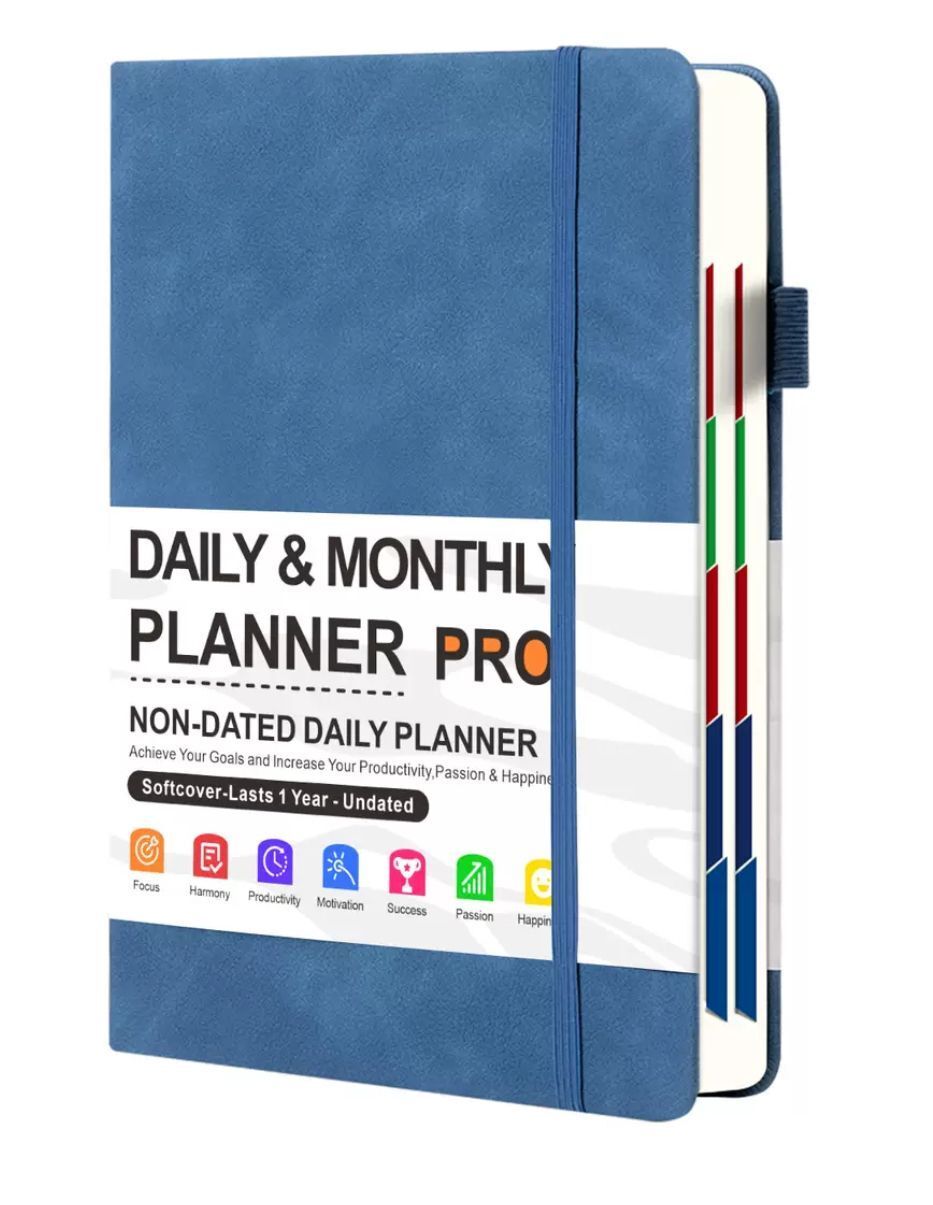 Others | Daily Monthly Planner Pro : A Soft Leather Schedule Book ...