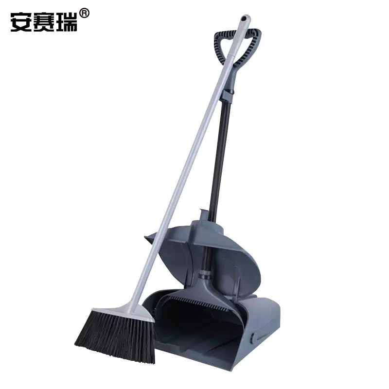 安賽瑞 垃圾鏟 簸箕 塑膠掃把套裝 環衛戶外塑膠畚斗 711187 BJ