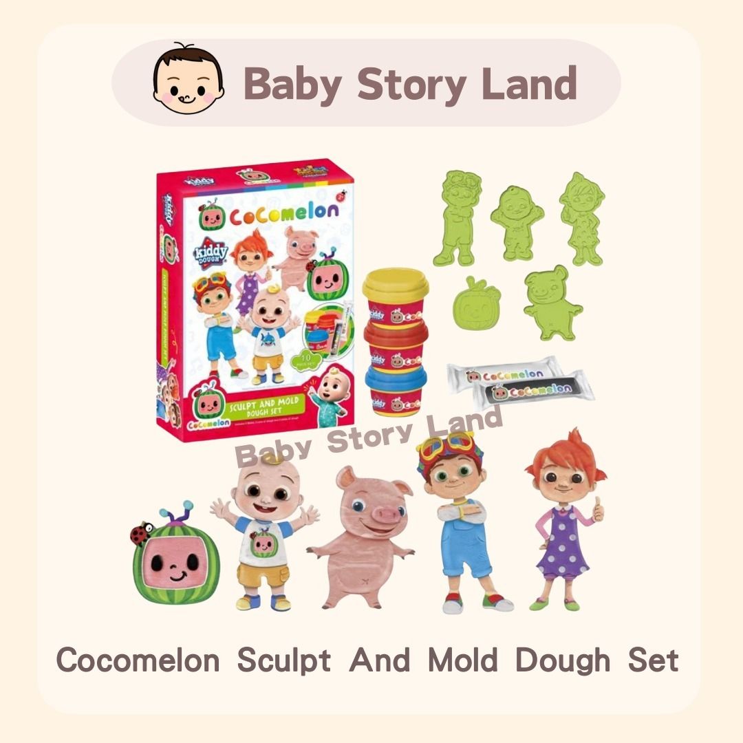 Cocomelon Sculpt And Mold Dough Set  (Parallel Import)