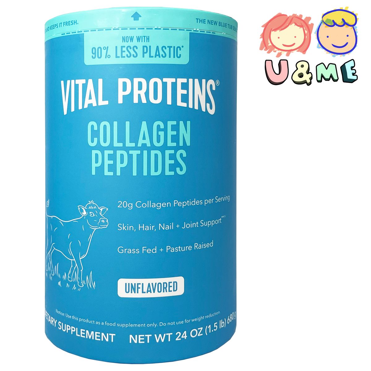 Collagen Peptides Unflavored 24oz. 680g (Parallel Import)