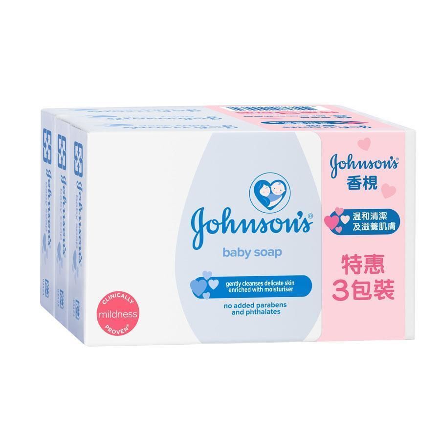 Johnson's - 香枧 溫和清潔及滋養肌膚 150g×3盒（4891080100034）