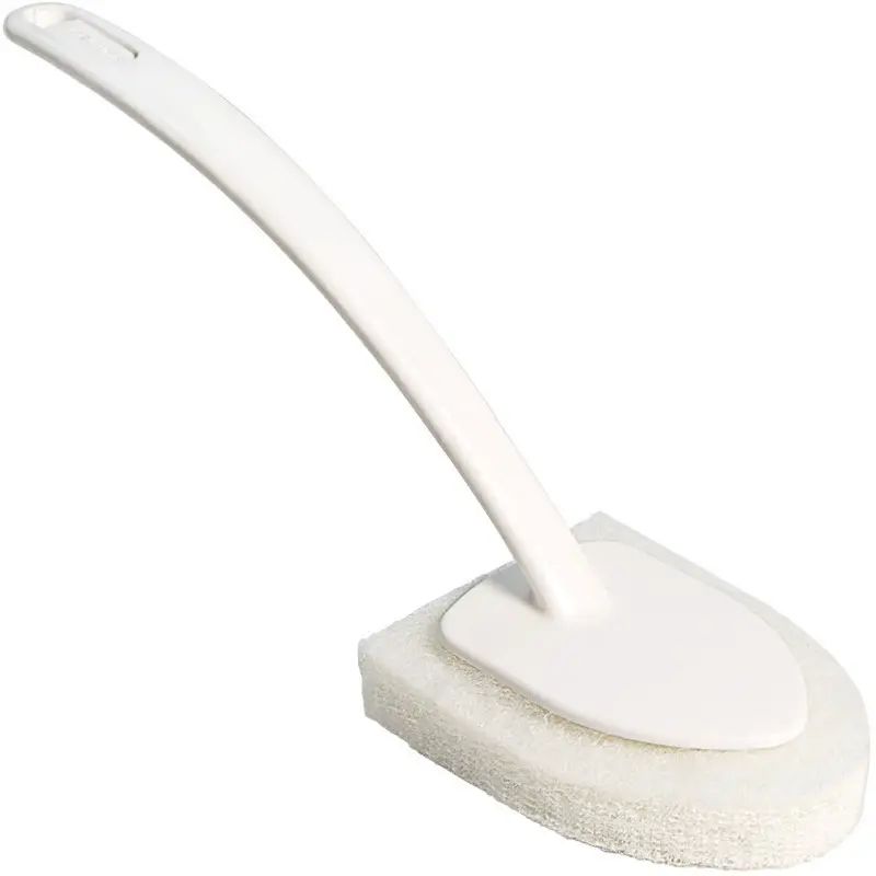 长柄可换刷头百洁布清洁刷家用浴缸浴室卫生间瓷砖去污魔力海绵