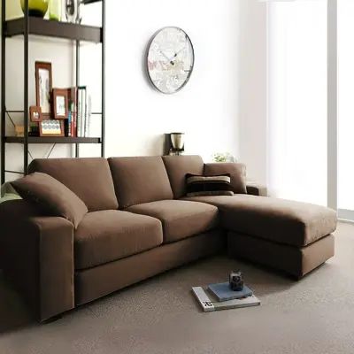 北欧简约现代布艺沙发实木三人小户型客厅两用家具整装组合