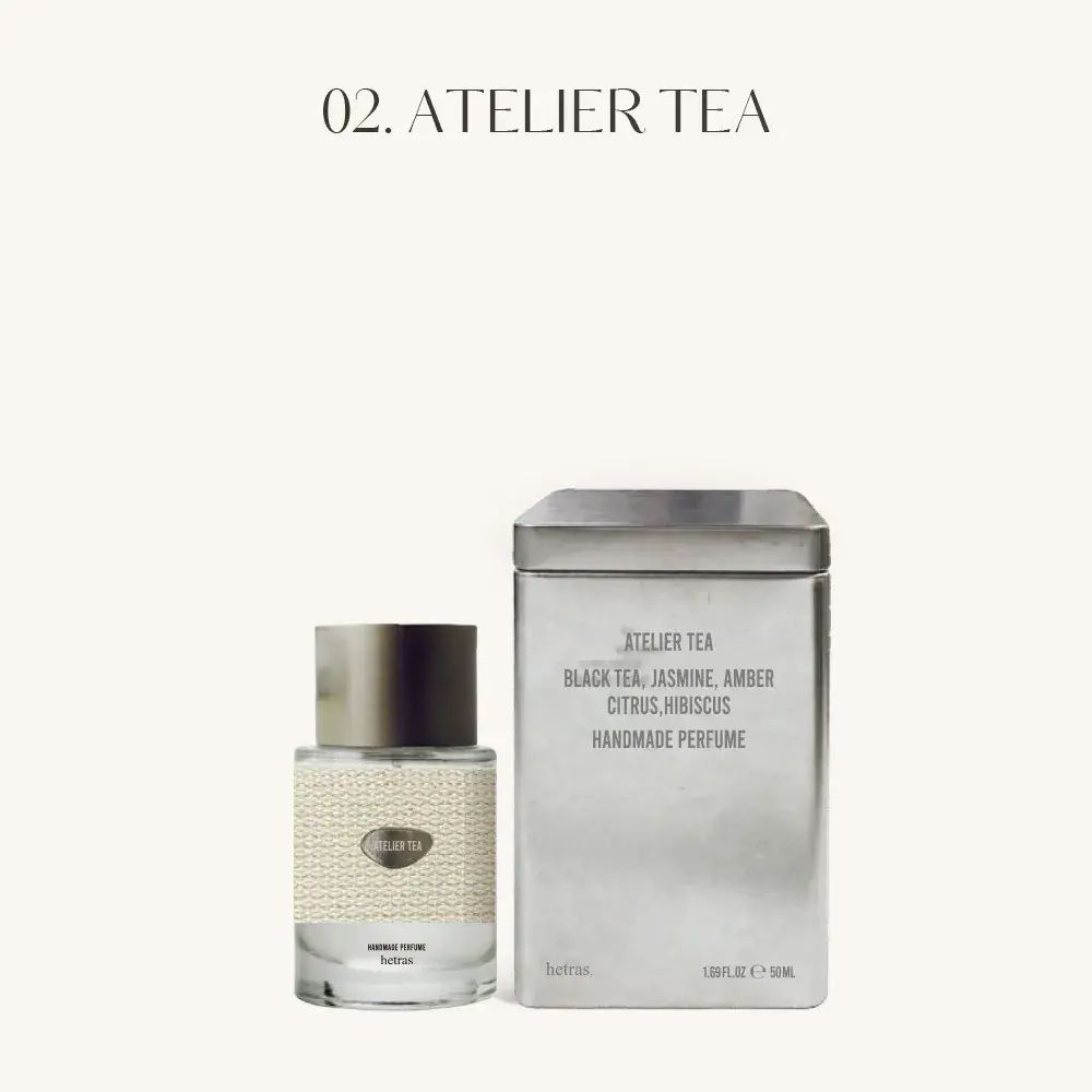 hetras. | 最新鐵盒手工香水50ml - Atelier Tea (佛手柑紅茶)(平行進口