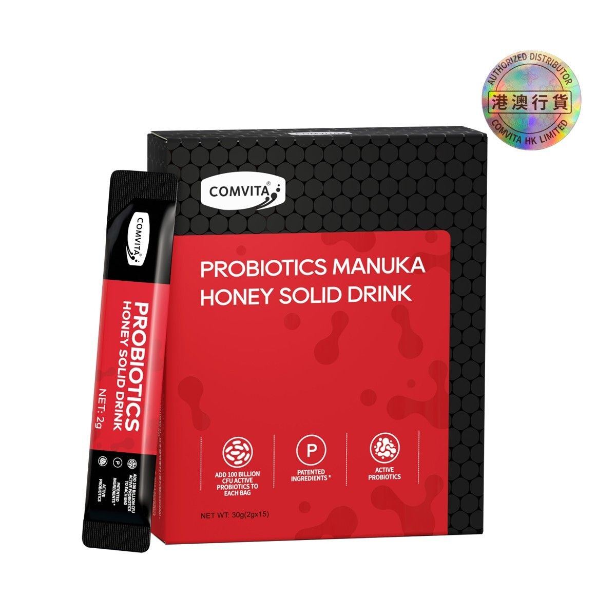 麥蘆卡蜂蜜益生菌固體飲料15條