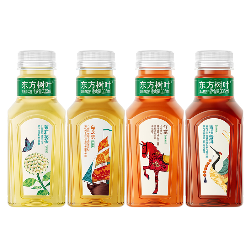 【335ml*15瓶】农夫山泉东方树叶乌龙茶335ml*15瓶/箱平行进口新老包装交替发货