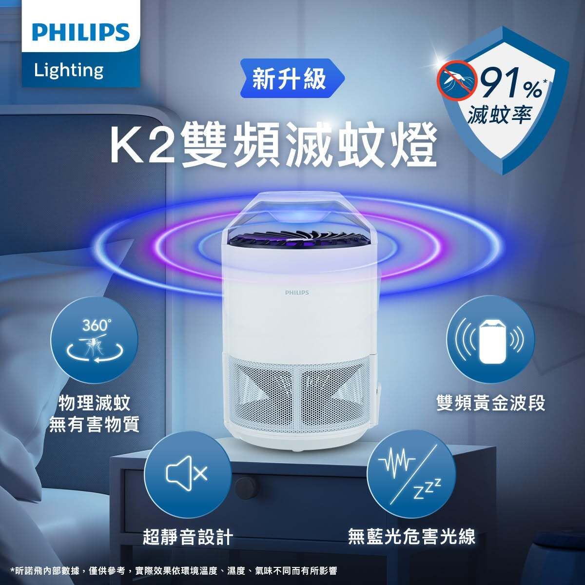 飛利浦專業滅蚊燈 PAS241 K2滅蚊燈