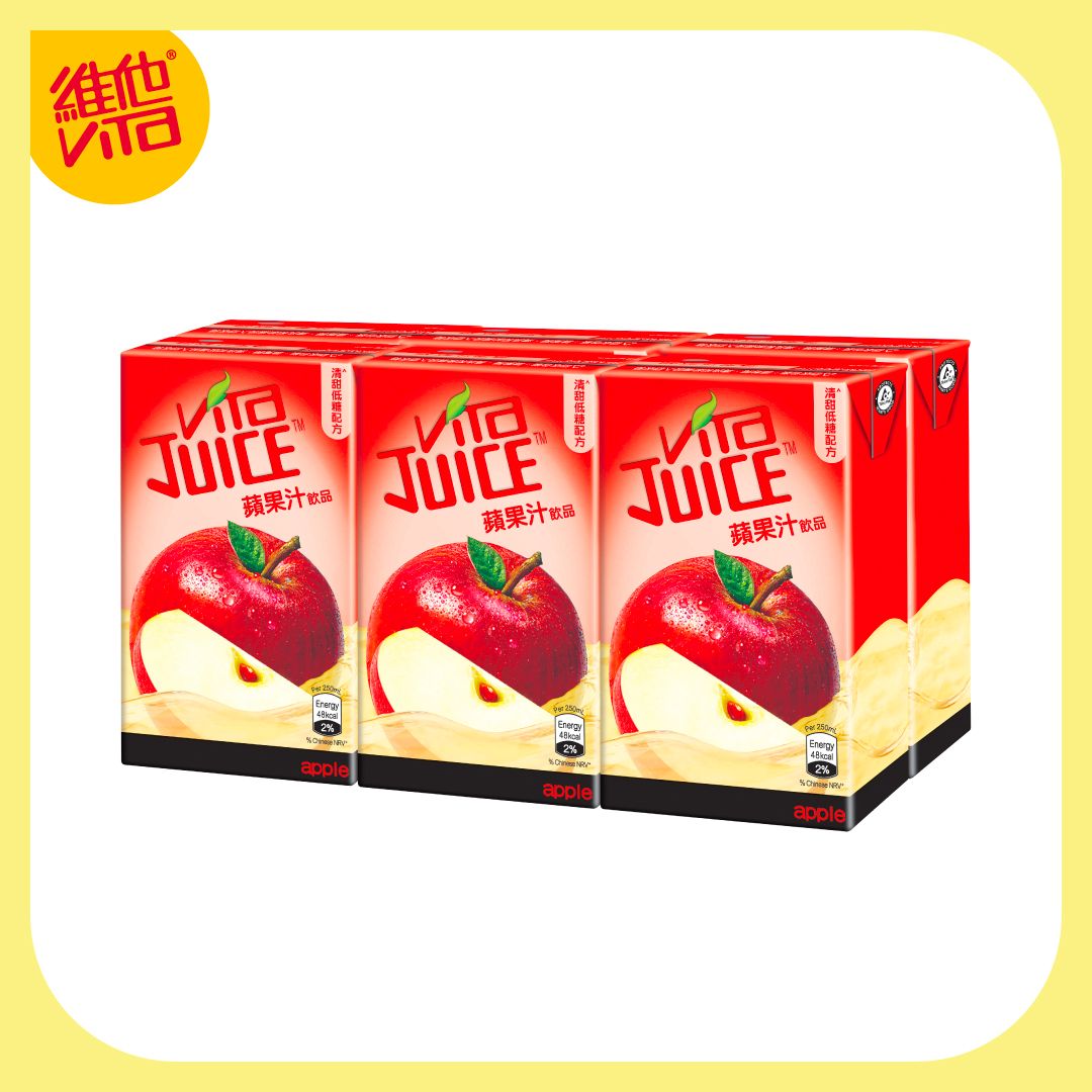 蘋果汁  250ml x 6包裝 (新舊包裝隨機發送)