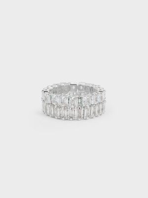 Charles & Keith - 水晶寬戒