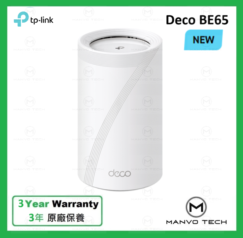 Deco BE65(1-pack) BE11000 Whole Home Mesh Wi-Fi 7 Router