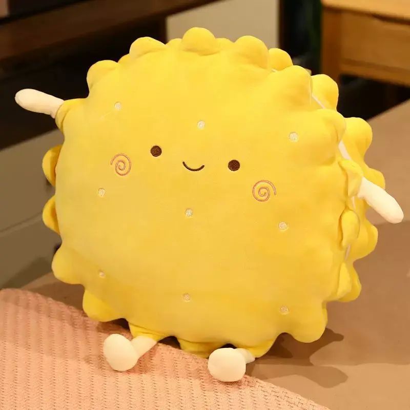 Cartoon cookie-shaped throw pillow/cushion/sofa cushion/office nap blanket