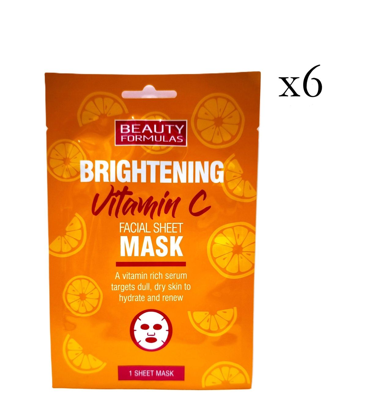 BF維他命C亮白面膜 6片