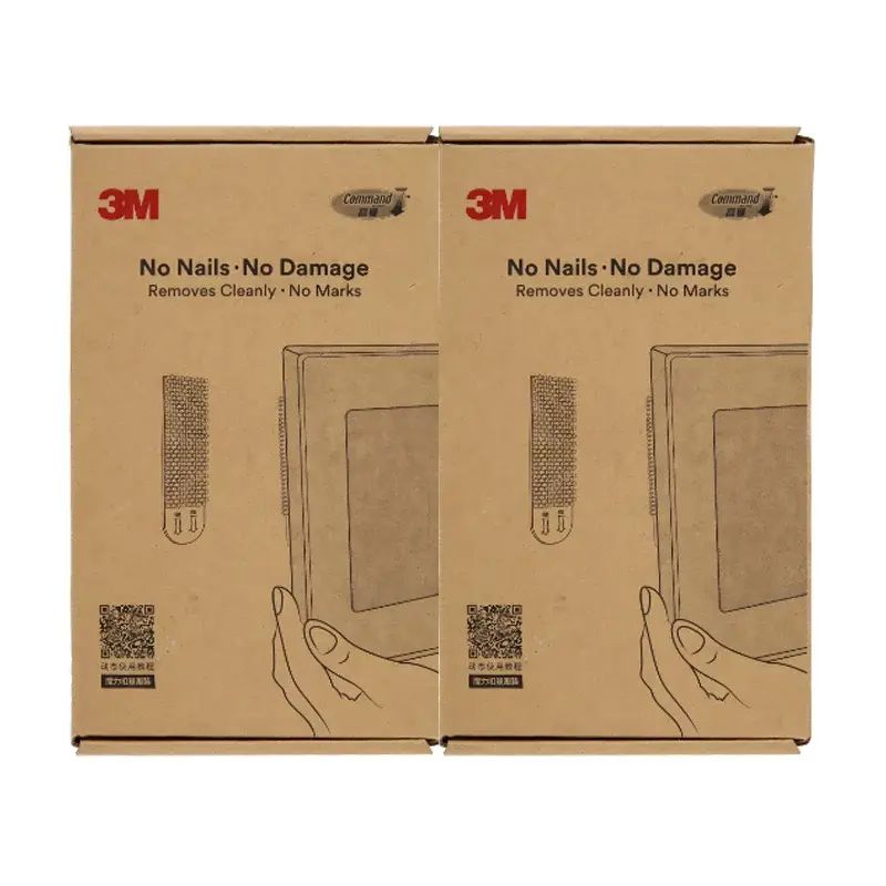 3M挂钩高曼无痕魔力扣挂钩墙壁挂相框免钉无痕钉挂粘钩不伤墙面平行进口