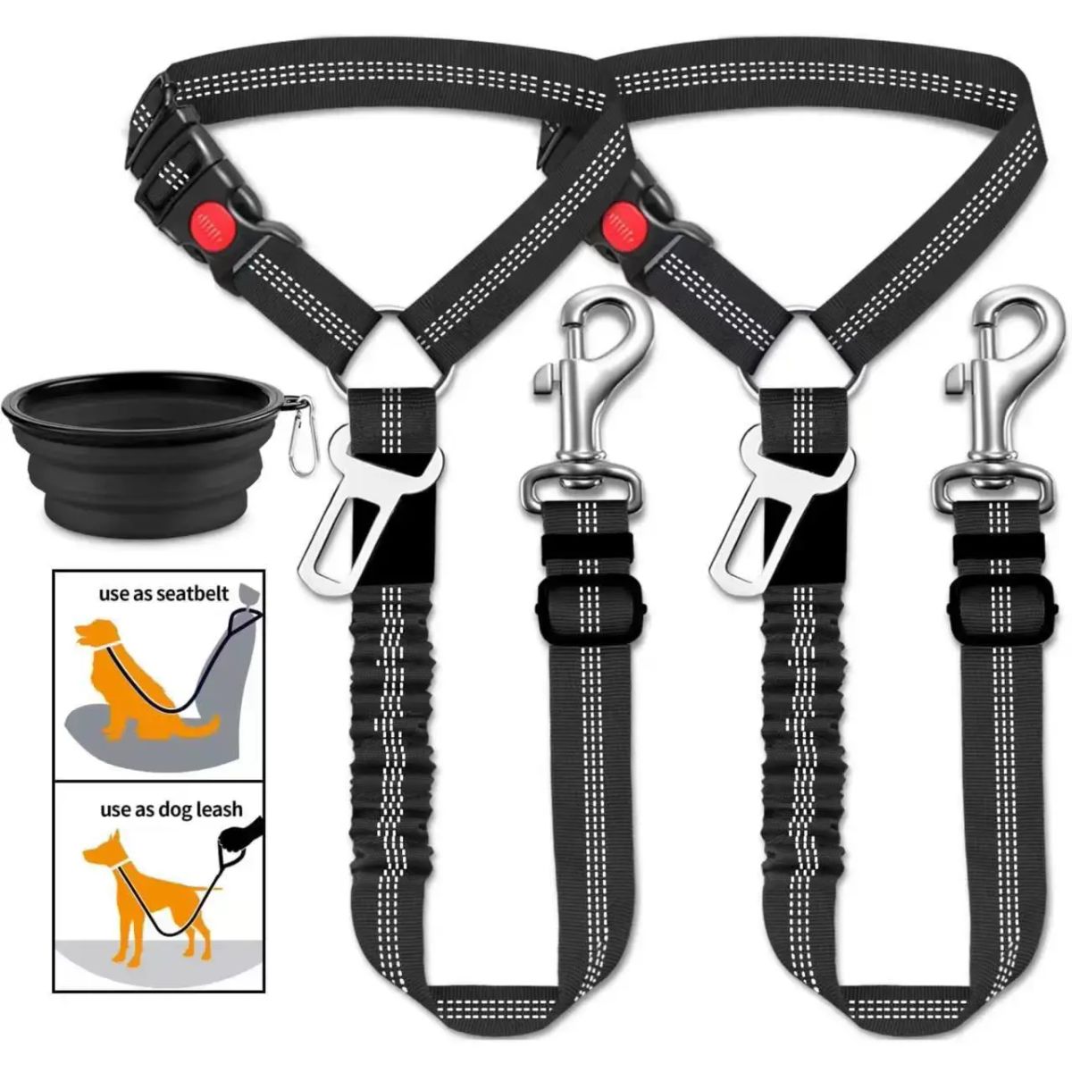 Pet Dog Safety Harness Leash Large Dog Anti pull Leash Dog Chain